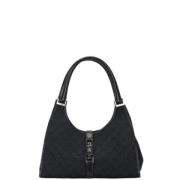 Pre-owned Canvas handbags Gucci Vintage , Black , Dames