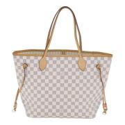 Pre-owned Canvas shoulder-bags Louis Vuitton Vintage , White , Dames