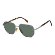 Bruine Metalen Zonnebril voor Mannen Eyewear by David Beckham , Brown ...