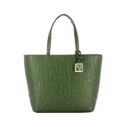 Groene Modieuze Shopper Tas Armani Exchange , Green , Dames