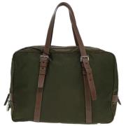 Pre-owned Fabric travel-bags Prada Vintage , Green , Dames