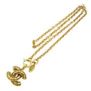 Pre-owned Metal chanel-jewelry Chanel Vintage , Yellow , Dames