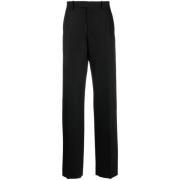 Straight Trousers Off White , Black , Heren