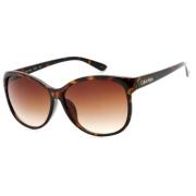 Bruine Resin Dames Zonnebril Calvin Klein , Brown , Dames