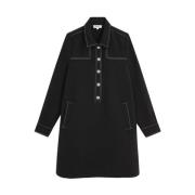 Elegante Jurk voor Vrouwen Suncoo , Black , Dames