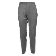 Puur wollen op maat gemaakte broek Ermenegildo Zegna , Gray , Heren