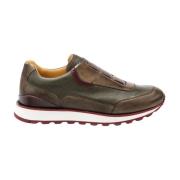 Moena Sneaker Royal Kalf +Grained Kalf Testoni , Multicolor , Heren