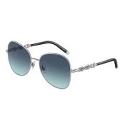 Silver/Blue Shaded Sunglasses TF 3088 Tiffany , Blue , Dames