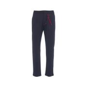 Slim Fit Stretch Broek met Logodetails People of Shibuya , Blue , Here...