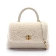 Pre-owned Fabric handbags Chanel Vintage , White , Dames