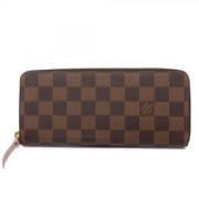 Pre-owned Canvas wallets Louis Vuitton Vintage , Brown , Dames