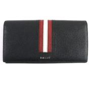 Pre-owned Leather wallets Bally Pre-owned , Black , Heren