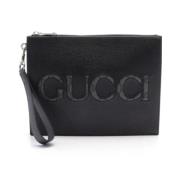 Pre-owned Leather gucci-bags Gucci Vintage , Black , Heren