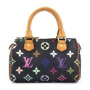 Pre-owned Fabric handbags Louis Vuitton Vintage , Black , Dames