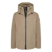 B Tech Technische Stof Gewatteerd Blokjack Boggi Milano , Beige , Here...