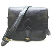 Pre-owned Leather shoulder-bags Louis Vuitton Vintage , Black , Dames