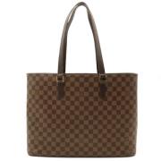 Pre-owned Canvas louis-vuitton-bags Louis Vuitton Vintage , Brown , Da...