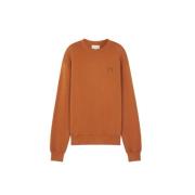 Bold Fox Head Sweatshirt met lange mouwen Maison Kitsuné , Brown , Her...