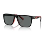 Fz6002U 50481 Sunglasses Ferrari , Black , Heren