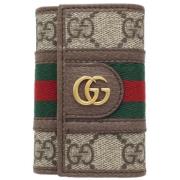 Pre-owned Canvas key-holders Gucci Vintage , Beige , Dames