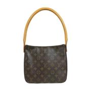 Pre-owned Fabric shoulder-bags Louis Vuitton Vintage , Brown , Dames