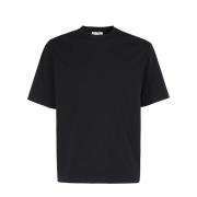 Katoen Bielastische Jersey T-shirt Paolo Pecora , Black , Heren