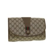 Pre-owned Plastic gucci-bags Gucci Vintage , Beige , Dames