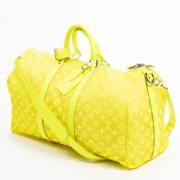 Pre-owned Mesh travel-bags Louis Vuitton Vintage , Yellow , Dames