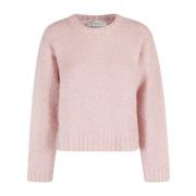 Zachte Cloud Boucle Sweater Dunst , Pink , Dames