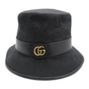 Pre-owned Canvas hats Gucci Vintage , Black , Heren