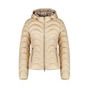 Wanda - 100 Gram Beige Quilted Waves Ciesse Piumini , Beige , Dames