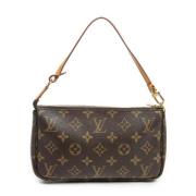 Pre-owned Canvas louis-vuitton-bags Louis Vuitton Vintage , Brown , Da...