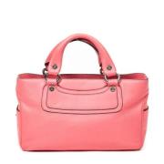 Pre-owned Leather handbags Celine Vintage , Pink , Dames