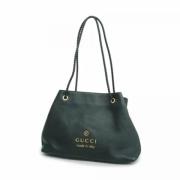 Pre-owned Leather gucci-bags Gucci Vintage , Black , Dames