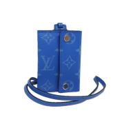 Pre-owned Canvas wallets Louis Vuitton Vintage , Blue , Dames