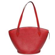 Pre-owned Leather louis-vuitton-bags Louis Vuitton Vintage , Red , Dam...