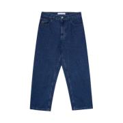 Premium Denim Broek met YKK Rits Polar Skate Co. , Blue , Heren