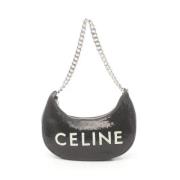 Pre-owned Leather handbags Celine Vintage , Black , Dames