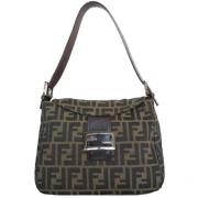 Pre-owned Canvas fendi-bags Fendi Vintage , Brown , Dames