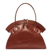 Rode Tote Tas met Sculpturale Stijl Furla , Red , Dames