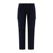 Cargo broek met trekkoord taille Herno , Blue , Dames