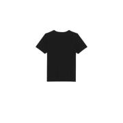 Biologisch Katoen Ronde Hals T-Shirt Saint Laurent , Black , Heren