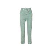 Rechte Pijp Katoenen Jeans Rits Sluiting Isabel Marant Étoile , Green ...