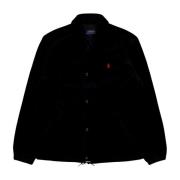 Zwart Corduroy Jack Polo Ralph Lauren , Black , Heren