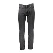 Zwarte Slim Fit Jeans Authentieke Dad Stijl Calvin Klein , Gray , Here...