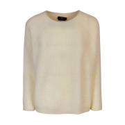 Boxy Fit Sweater Max Mara , Beige , Dames