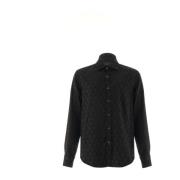 Reguliere shirt met allover patroon John Richmond , Black , Heren