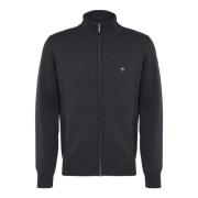 Ritssluiting Cardigan voor Mannen Fynch-Hatton , Black , Heren