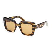 Stijlvolle zonnebril Ft1157 Esme Tom Ford , Multicolor , Dames