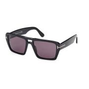 Redford Zonnebril Tom Ford , Black , Heren